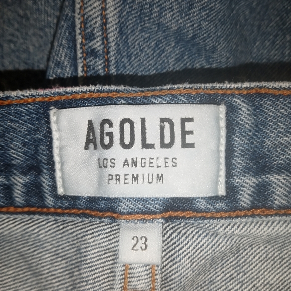 AGOLDE Micah Boyfriend Cut Off Short Size 23 - Picture 3 of 4